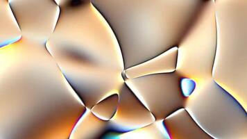 Stylish 3D Abstract Animation Color Wavy Smooth Wall Concept Multicolor Liquid Pattern. Wavy Reflection Surface Macro. Trendy Colorful Fluid Abstraction Flow. Beautiful Gradient Texture video