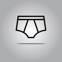 Under wear mockup design vector