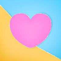 Abstract heart background. Heart shaped background in torn paper style. Space for selling products, backdrop, wallpaper, background, text. illustration. illustration. vector