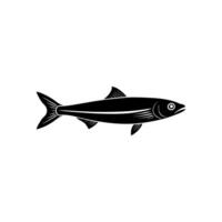 Anchovy fish icon on a white background vector