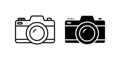 Camera icon set. for mobile concept and web design. illustration vector