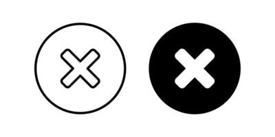 Close icon set. for mobile concept and web design. illustration vector