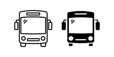 Bus icon set. for mobile concept and web design. illustration vector