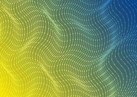 Abstract background in yellow and blue shades with a pattern vector