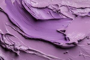 Close up of purple paint texture, abstract background photo