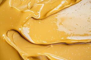 An abstract golden swirls background texture photo