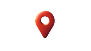 Create 3D Location Pins with Transparent Backgrounds Easily png