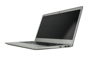 Laptop Shows Screen Display with Transparent Background png