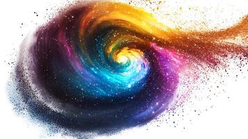 High resolution image of swirling galaxy photo