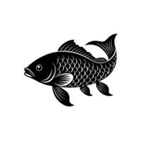 Carb fish on a white background vector