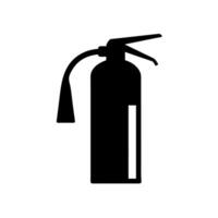 fire-extinguisher on grey board vector