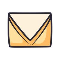 illustration of an envelope in a simple and modern design perfect for digital communication or mail services vector