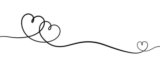 Hand drawn heart in a continuous line style. Minimalist love symbol, perfect for simple designs. vector