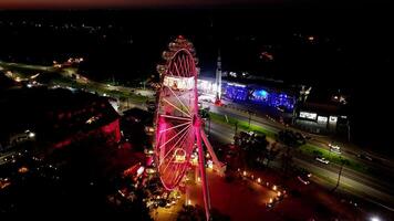Incredible Scenic Ferris Wheel at Canela Rio Grande do Sul in Brazil . Stunning Skyscraper. photo