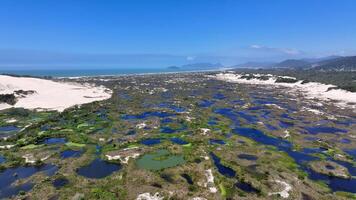 Awe Joaquina Dune in Florianopolis Santa Catarina Brazil. photo
