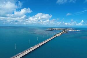 Awesome Florida Keys at Key West in Florida United States. Skyline Vacation. photo
