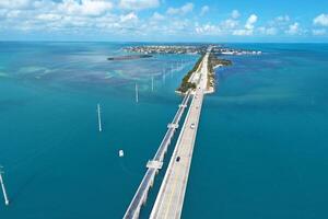Amazing Florida Keys in Key West Florida in United States. Aerials Archipelago. photo