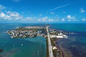 Outside Florida Keys at Key West Florida United States. Scenery Background. photo
