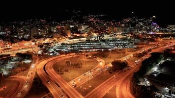 High Angle of Florianopolis Skyline in Florianopolis Santa Catarina in Brazil.. Landmark Town. photo