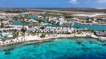 Awesome Caribbean Houses in Kralendijk Bonaire in Netherlands Antilles.. Colorful Famous. photo