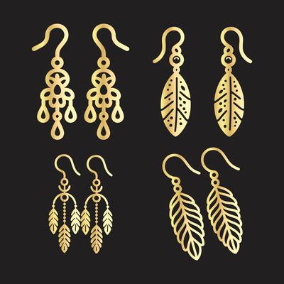 Fringe Huggie Earing