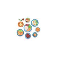 Ramadan food, food menu during fasting in Ramadan Kareem. Happy Fasting. vector