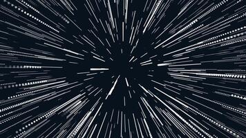 Abstract starry sky background, smooth movement of particles video