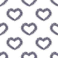 Seamless pattern with lavender flowers for decorative print, wrapping paper, greeting cards, wallpaper and fabric 1 vector
