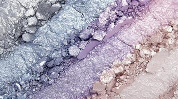 Close-Up of Colorful Crushed Eyeshadow Palette in Shimmer Shades photo