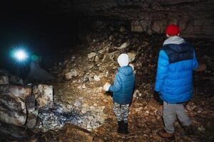 Exploring the Depths A Fascinating Journey into a Mysterious Cave Adventure Await Discover the Secrets Hidden Below the Surface photo
