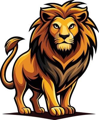 Majestic and Powerful Lion Logo Design