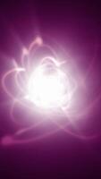 Atomic Particle Glow Loop Animation video