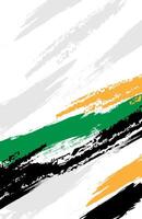 Green, yellow and white abstract background with brush grunge design illustration template for sublimation vector