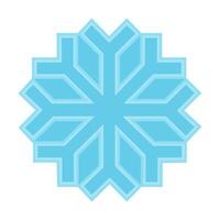 Blue Snowflake Logotype vector