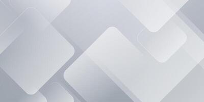 Elegant white gray background, minimal banner with rectangle pattern vector