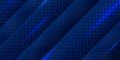 Blue technology glowing stripe background, halftone texture light futuristic banner vector