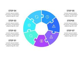 Creative concept for infographic with 5 steps, options, parts or processes. Business vector