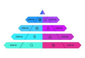 infographic with 8 steps, options, parts or processes. Creative vector