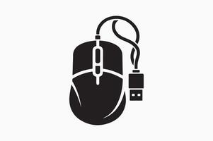 computer mouse icon illustration vector