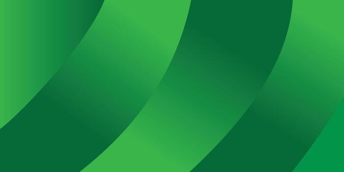 Green abstract background with wave shapes, wave elements with fluid trendy gradient shapes, minimal geometric background, green background. Can be use banner, flyer, poster, web page, presentation. vector