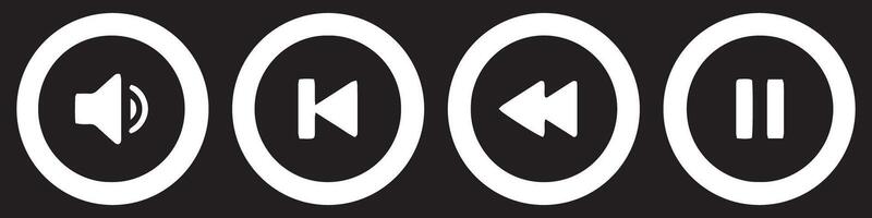 Play icon. Protecting and initiating digital experiences. Illustration EPS 10 vector