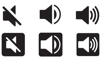 Music sound button set. Volume button. Illustration EPS 10 vector