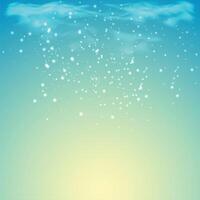 Sky blue and light abstract gradient background vector