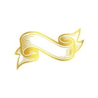Luxury Gold Ribbon Collection for Graphic Projects vector