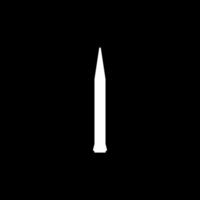 Missile Silhouette, can use for Art Illustration, Icon, Symbol, Pictogram, News Illustration, or Graphic Design Element. BW vector