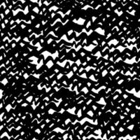 Seamless pattern with black wavy grunge strokes vector