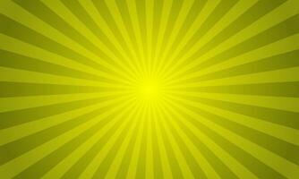 Yellow radial burst background design vector