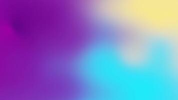 Blurred gradient in purple, blue, and yellow hues. Suitable for backgrounds, overlays, digital design projects, and creative presentations. video