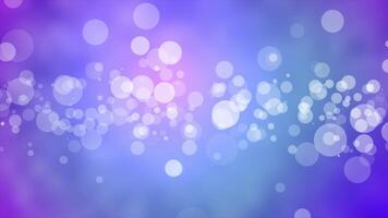 Colorful Abstract Bokeh Particles Background Loop video