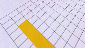 loss report graph animation with camera overshoot close up in realistic screen, animated graph down for business reports, inflation, economy and financial problems. video